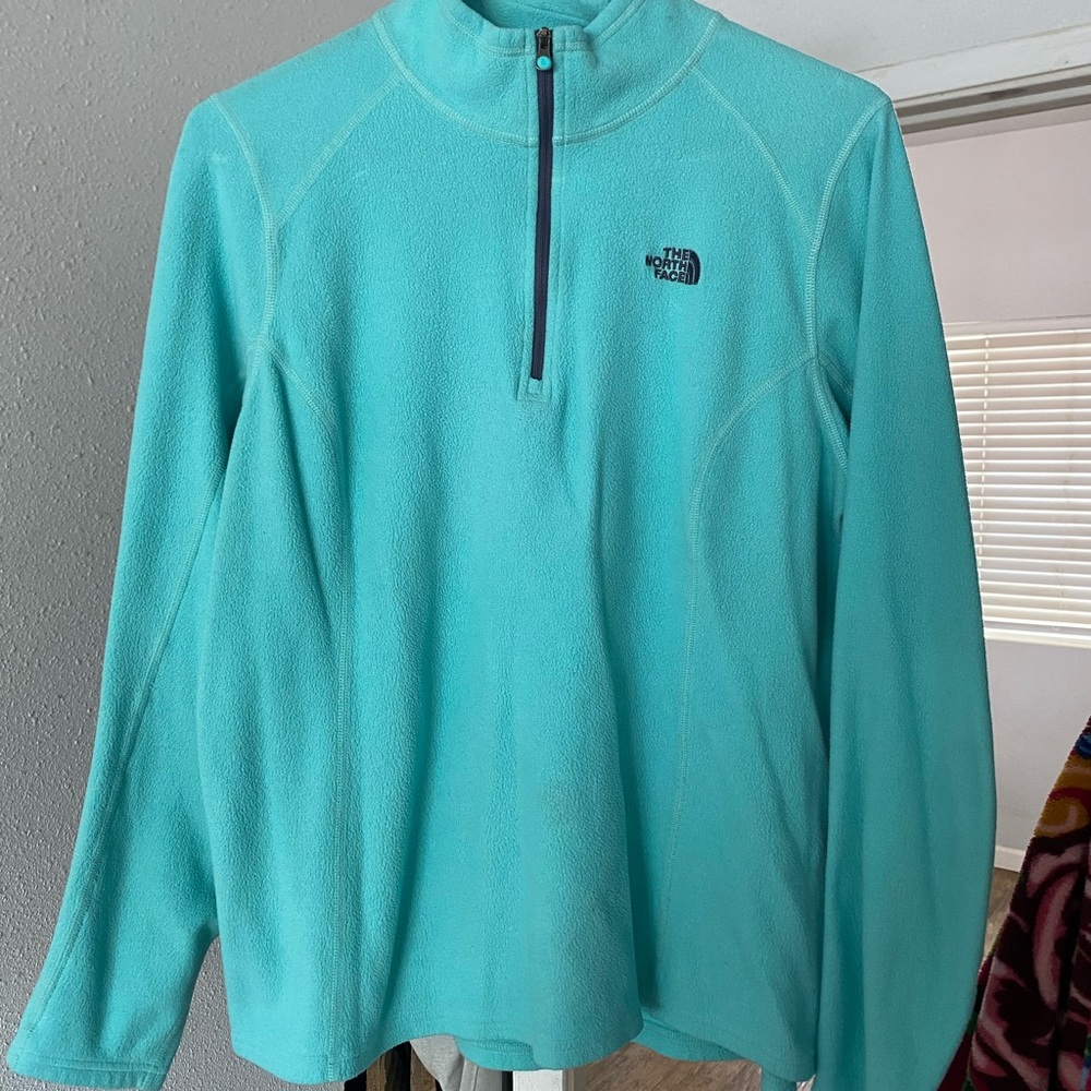 North Face Fleece 3/4 zip pullover